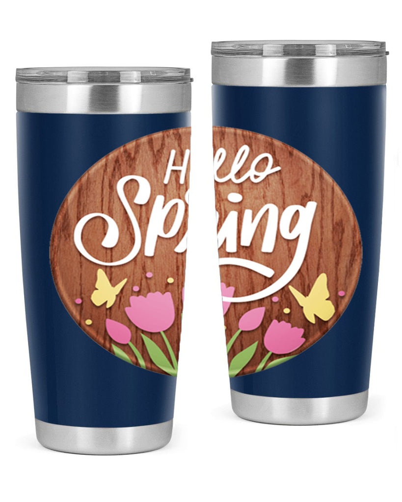 Hello spring Mockup202#- spring- Tumbler