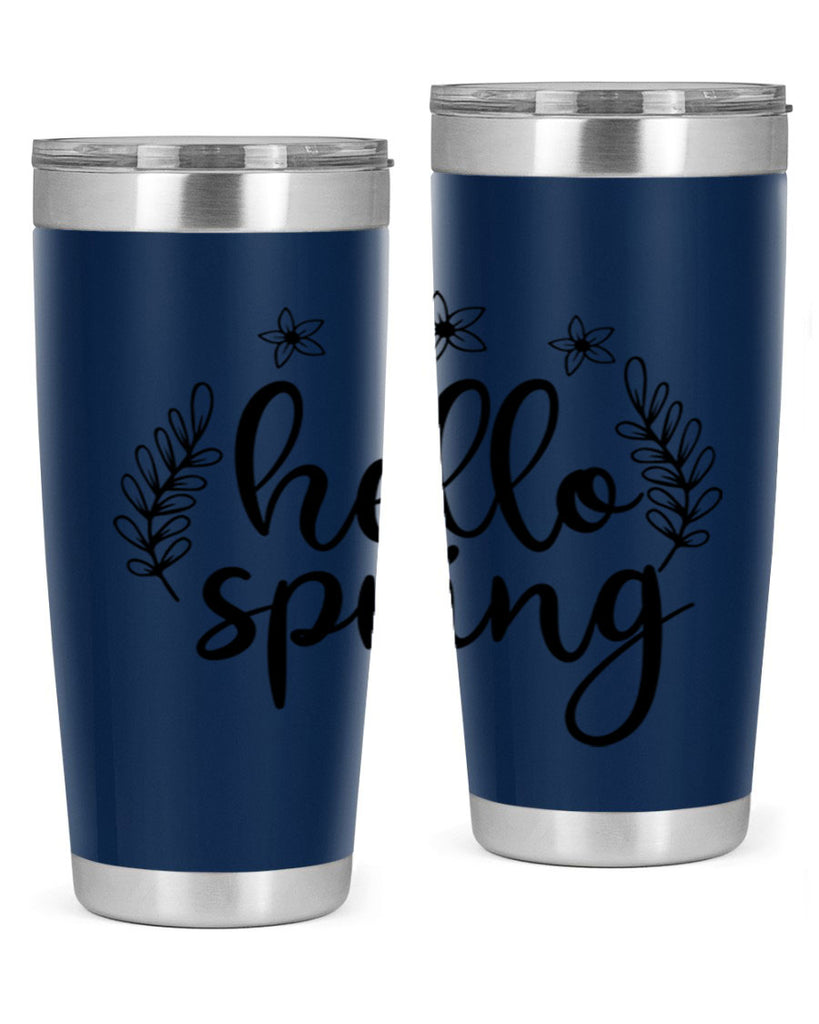 Hello spring design  221#- spring- Tumbler