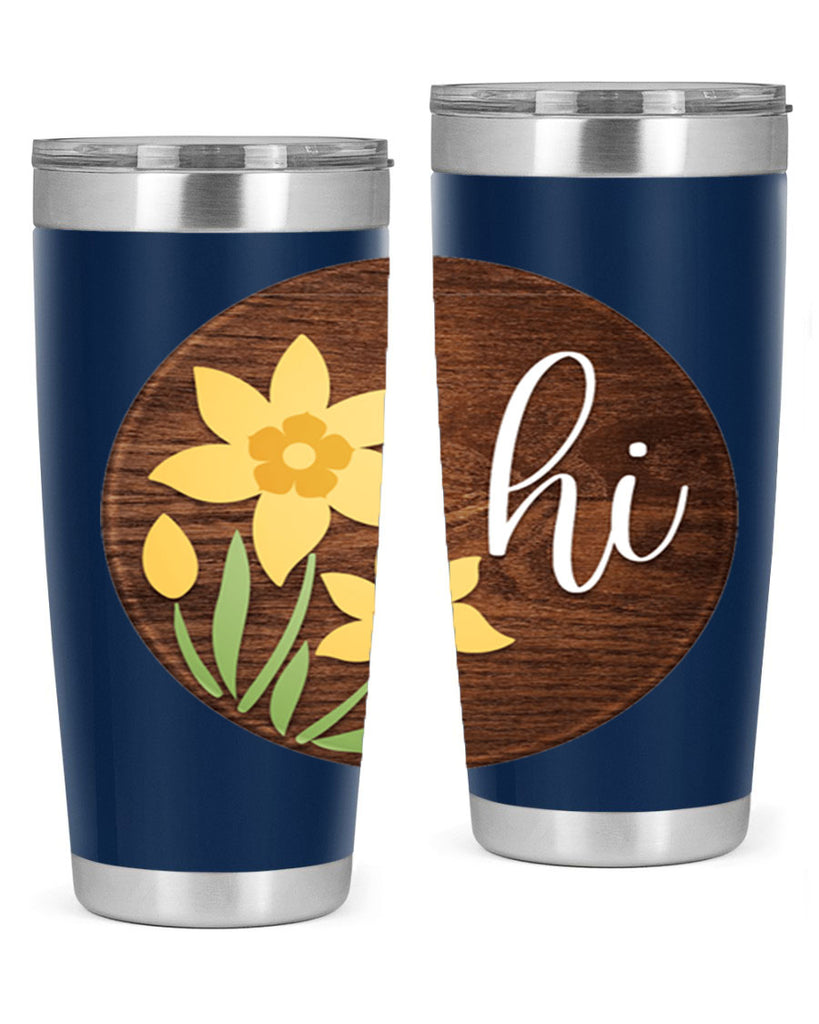 Hi daffodil flower Mockup235#- spring- Tumbler