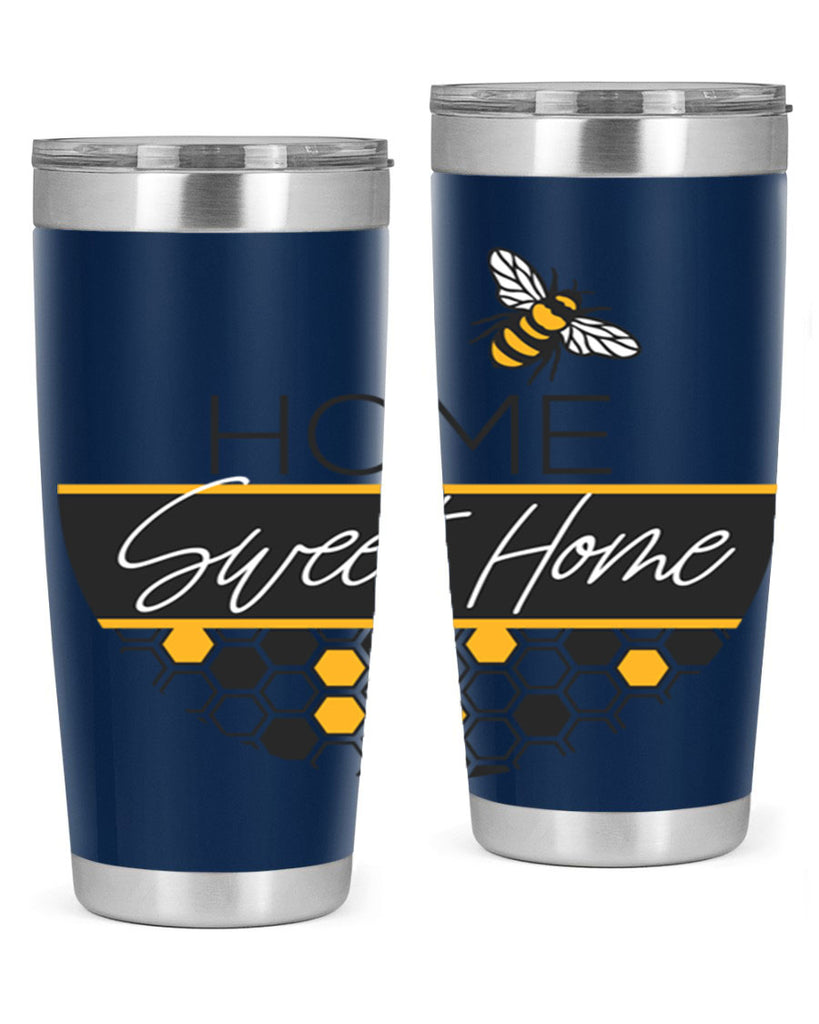 Home Sweet Home Bee and hive pattern243#- spring- Tumbler