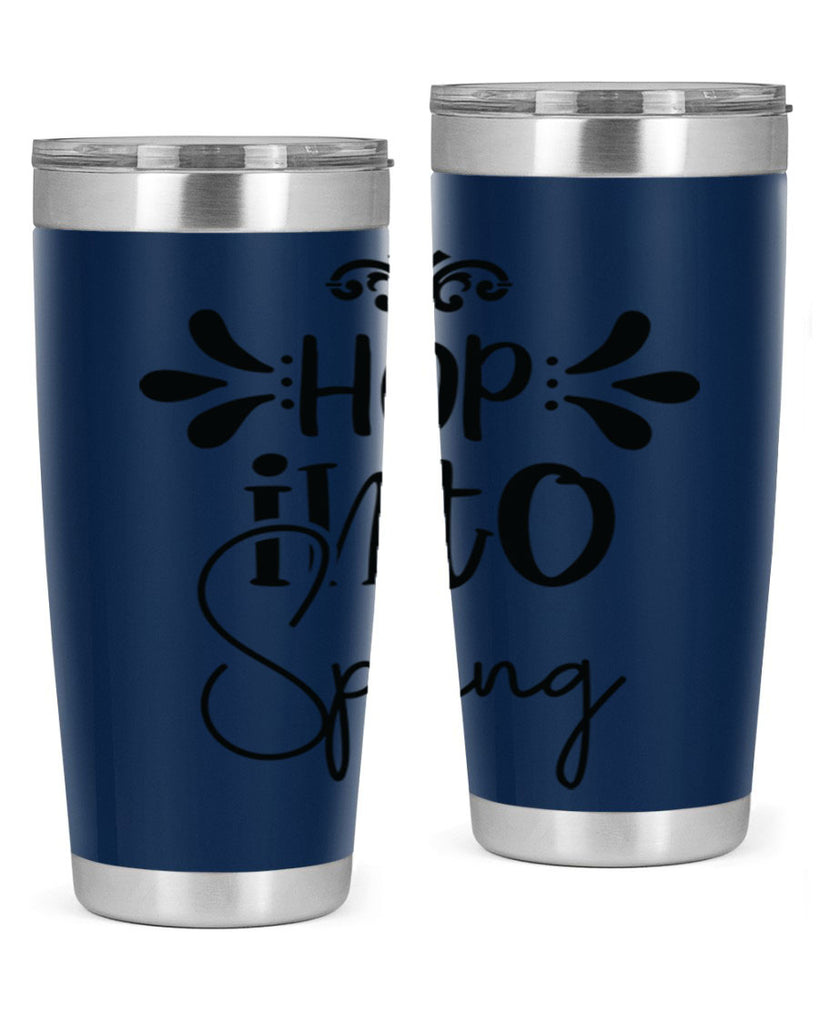 Hop into Spring 247#- spring- Tumbler