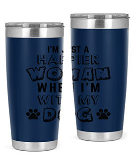 Im Just A Style 39#- dog- Tumbler