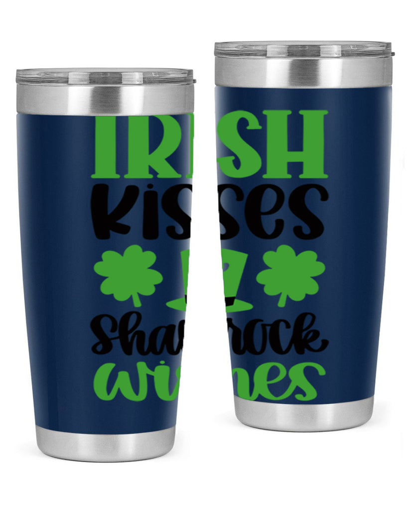 Irish Kisses Shamrock Wishes Style 81#- St Patricks Day- Tumbler