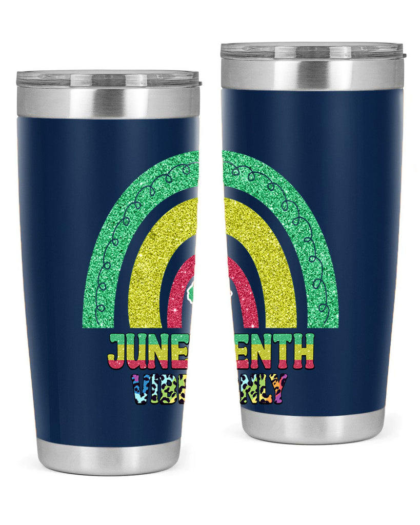 Juneteenth Vibes Only 5#- Juneteenth- tumbler