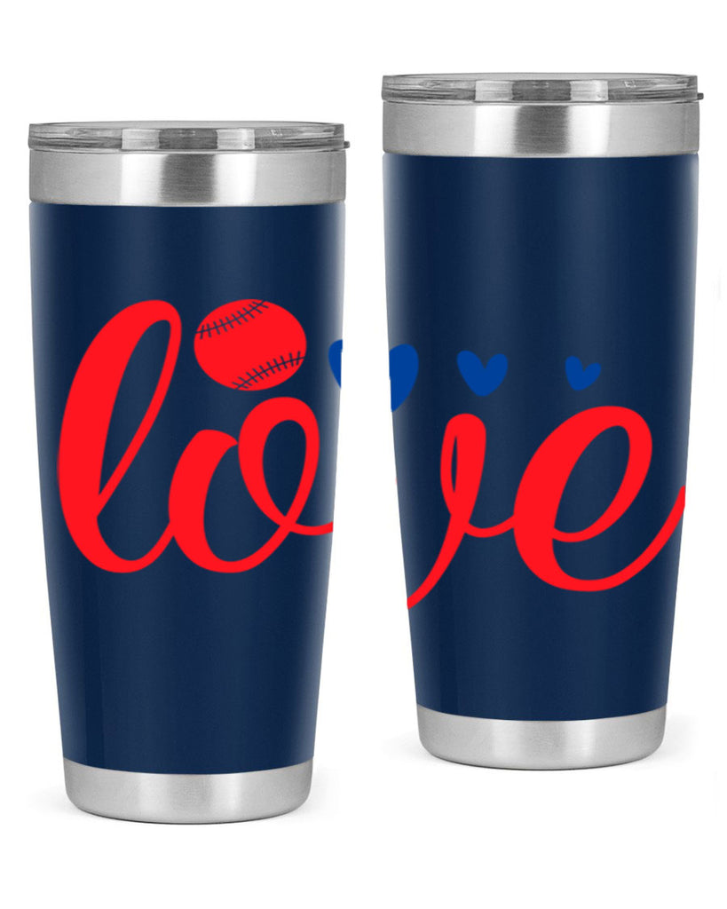 Love 2052#- baseball- Tumbler