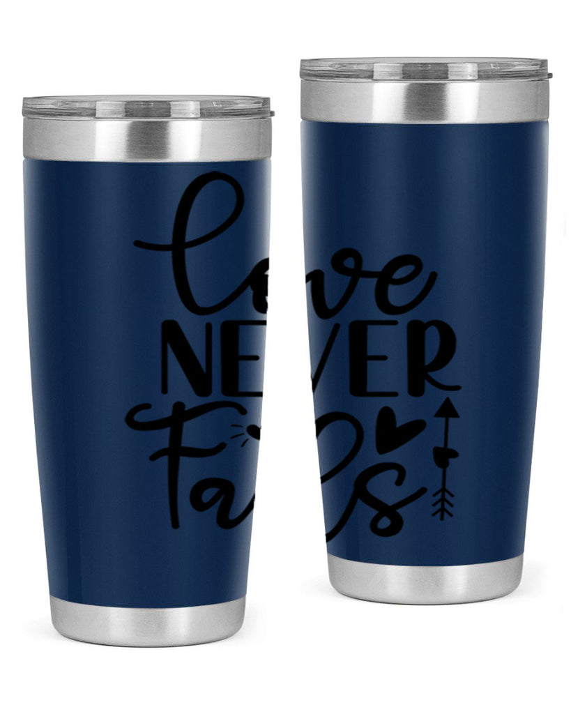 Love Never Fails 309#- winter- Tumbler