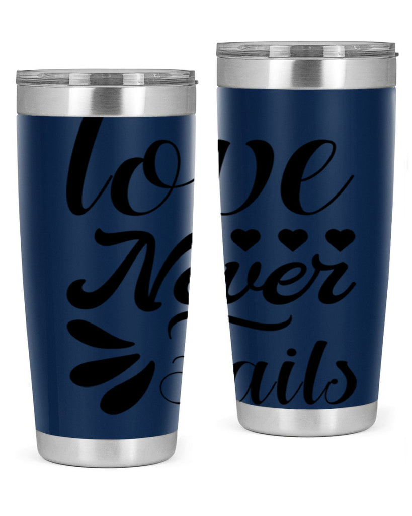Love Never Fails 316#- winter- Tumbler