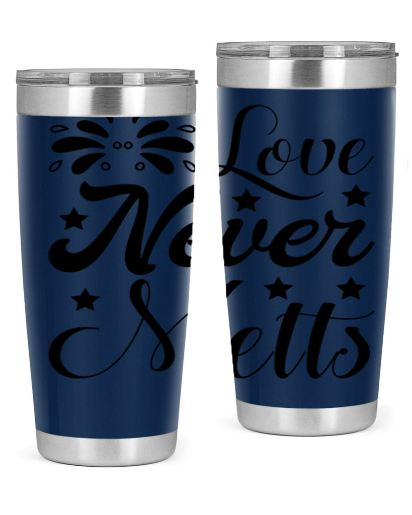 Love Never Melts 318#- winter- Tumbler