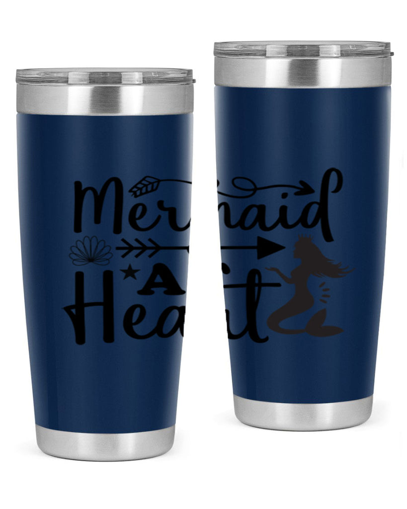 Mermaid at Heart design 397#- mermaid- Tumbler
