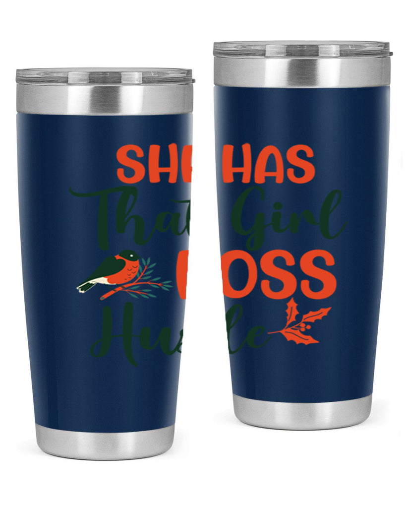 She Has That Girl Boss Hustle 363#- winter- Tumbler