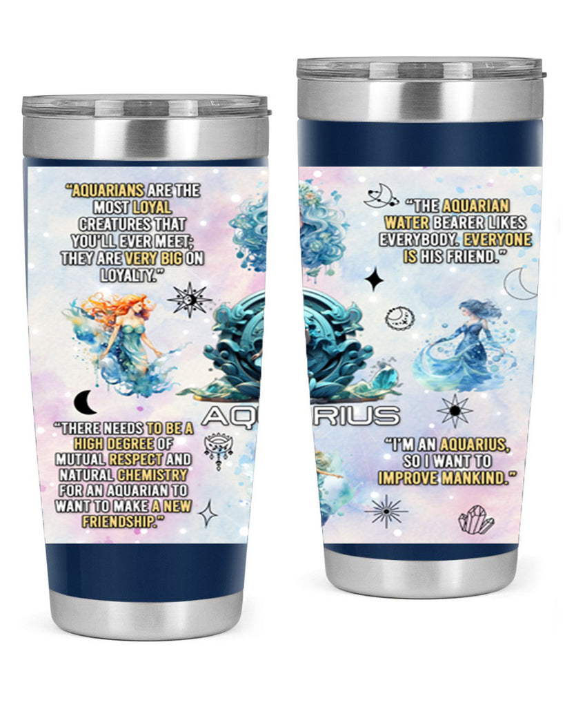 StraightAquarius 468#- zodiac- Tumbler