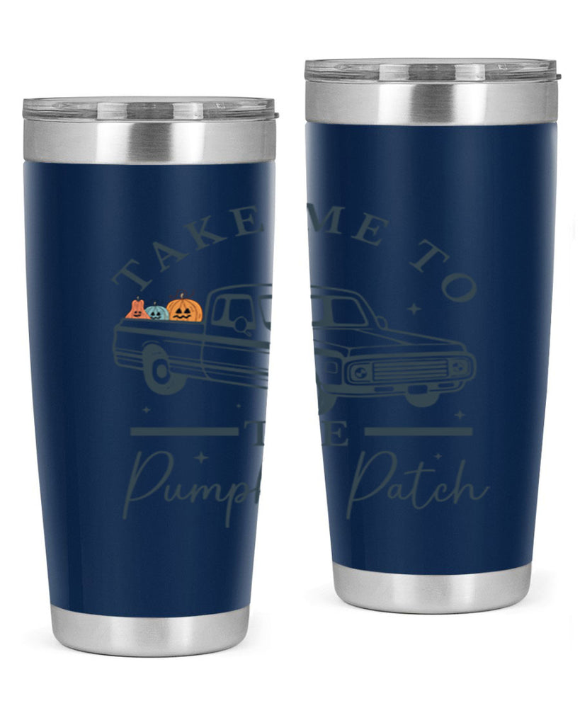Take Me To The Pumpkin Patch 593#- fall- Tumbler