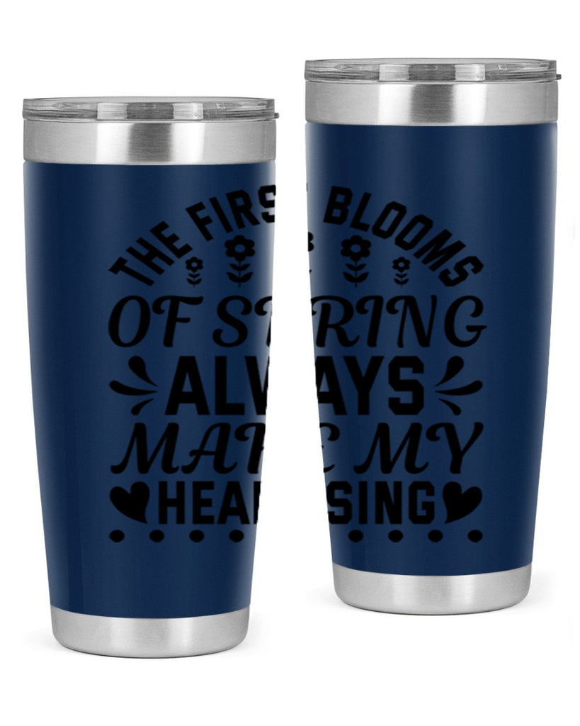 The first blooms of spring 549#- spring- Tumbler