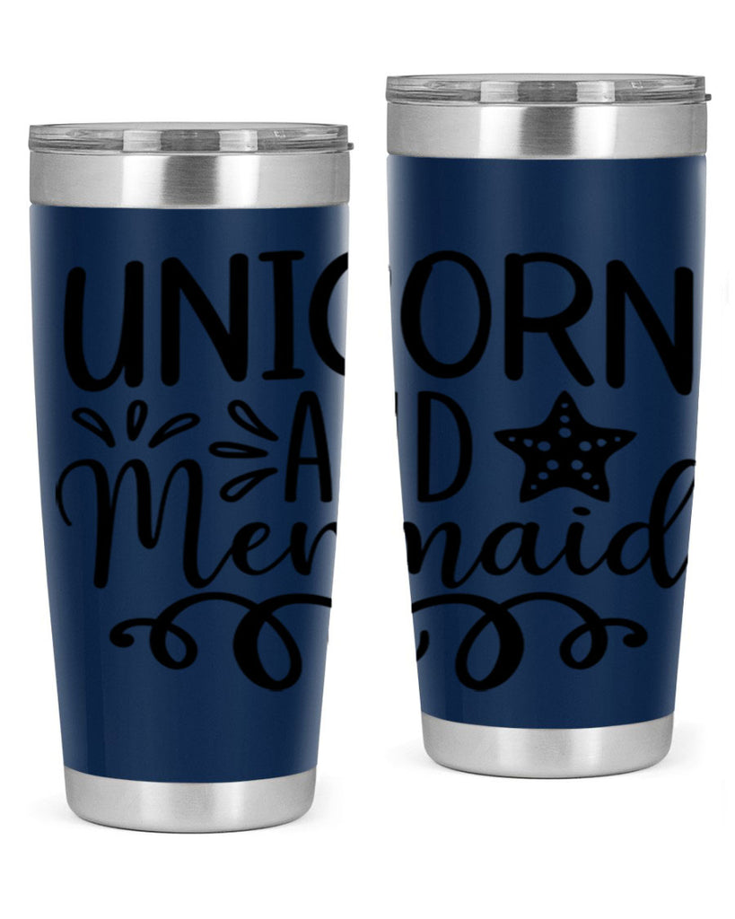 Unicorn And Mermaid 658#- mermaid- Tumbler