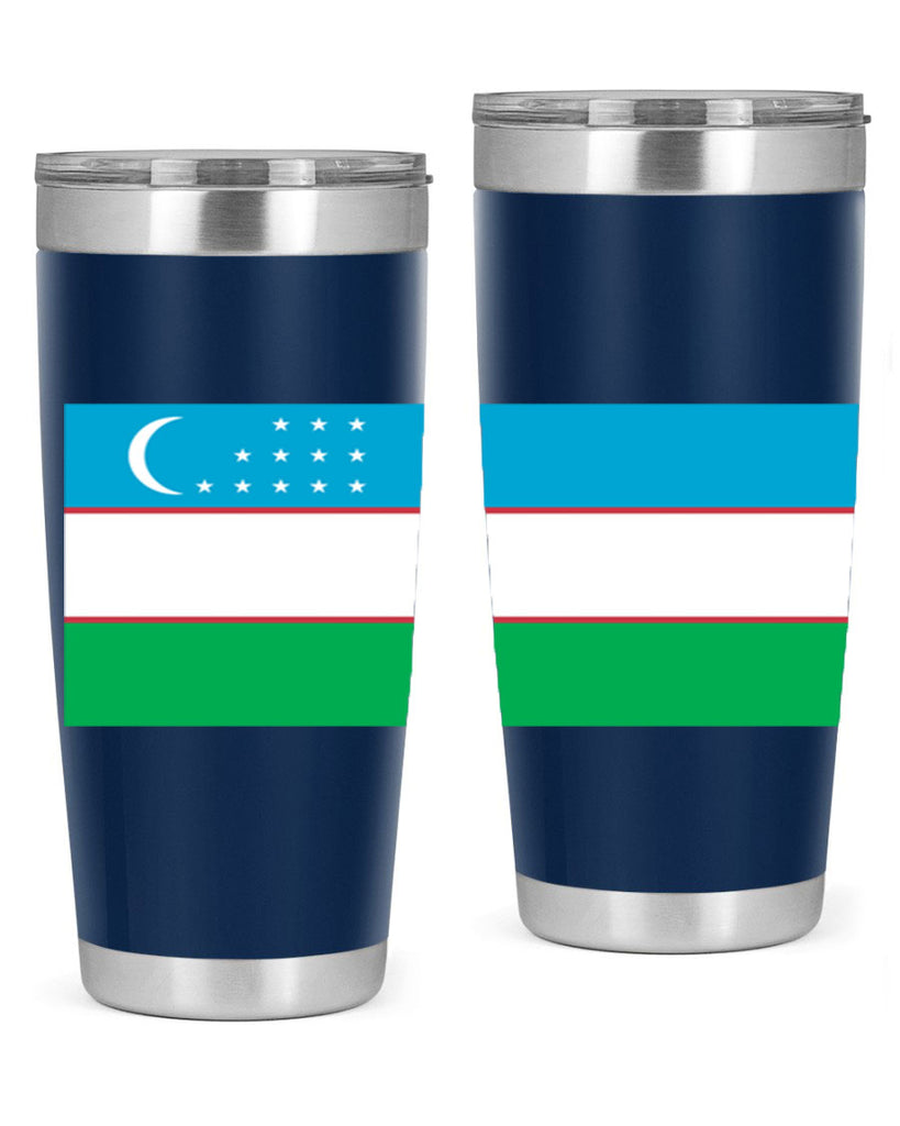 Uzbekistan 8#- world flags- Tumbler