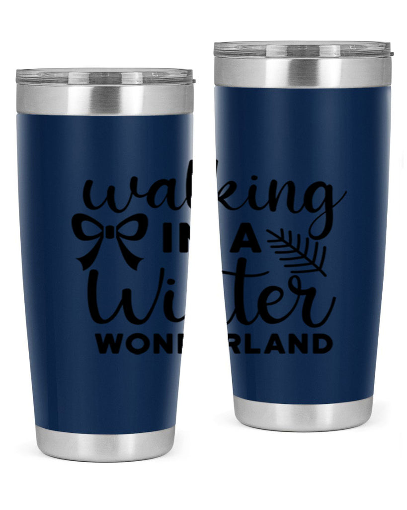 Walking In A Winter Wonderland 441#- winter- Tumbler