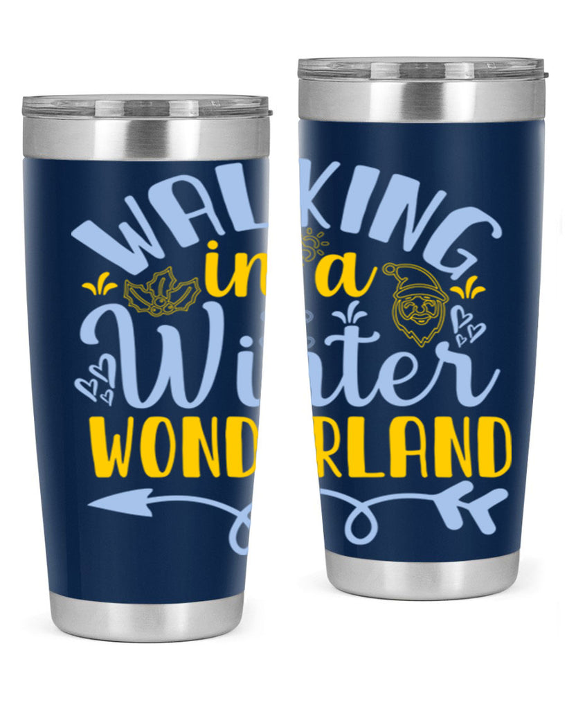 Walking in a winter wonderland440#- winter- Tumbler