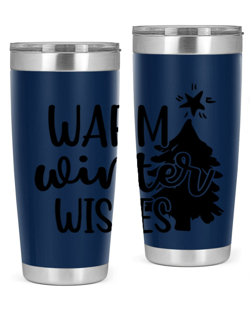 Warm Winter Wishes 451#- winter- Tumbler