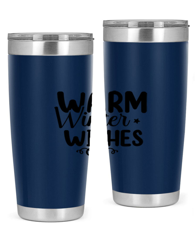 Warm Winter Wishes 453#- winter- Tumbler