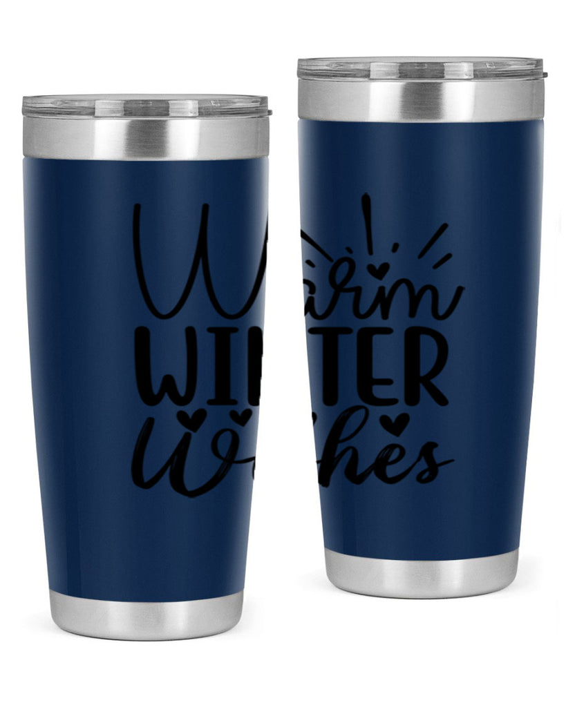 Warm Winter Wishes 454#- winter- Tumbler