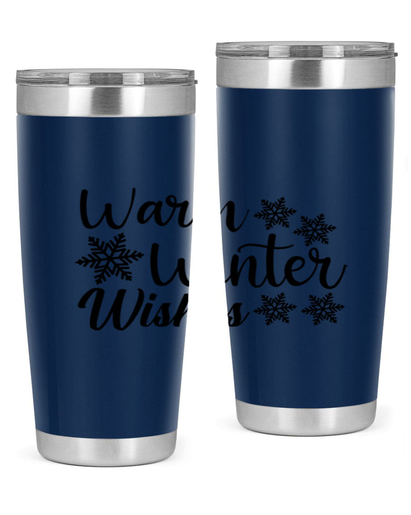 Warm Winter Wishes 466#- winter- Tumbler