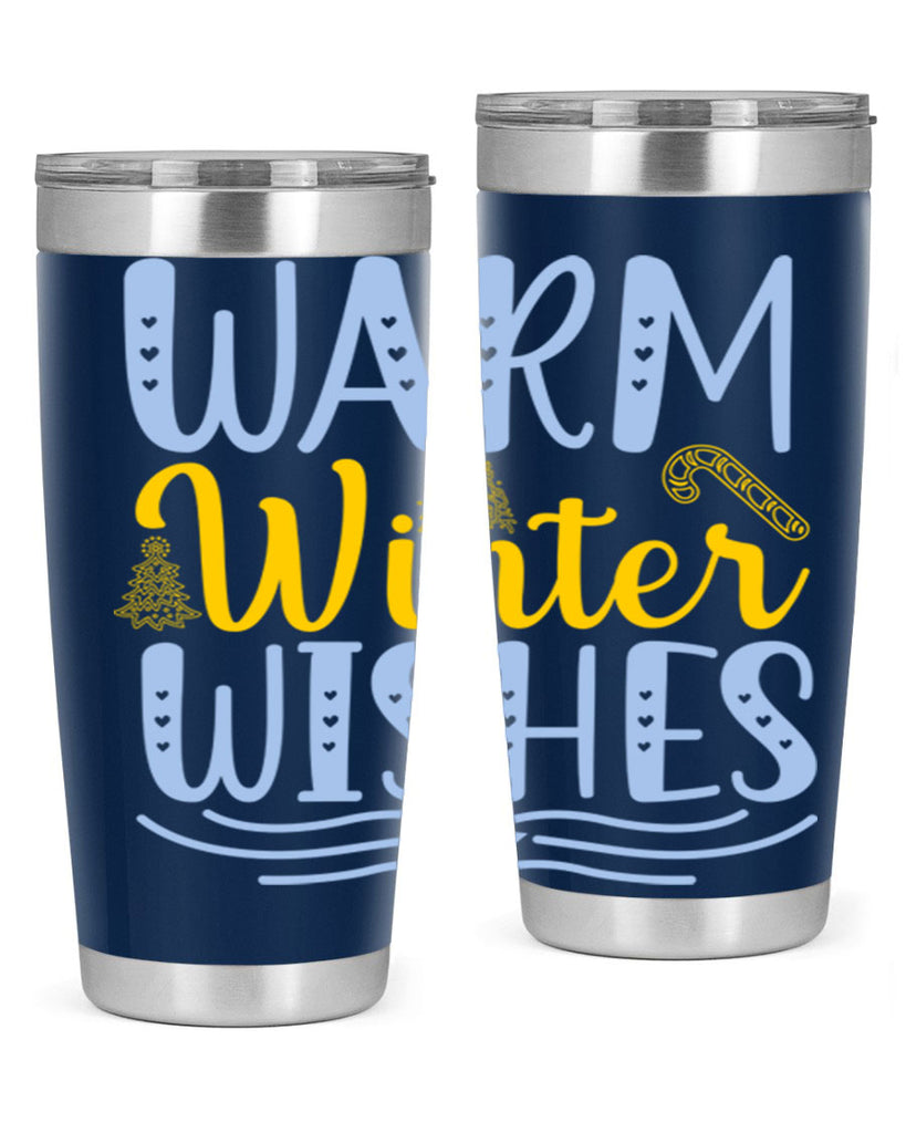Warm winter wishes 449#- winter- Tumbler