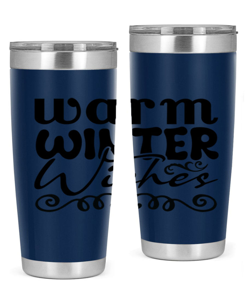 Warm winter wishes 461#- winter- Tumbler