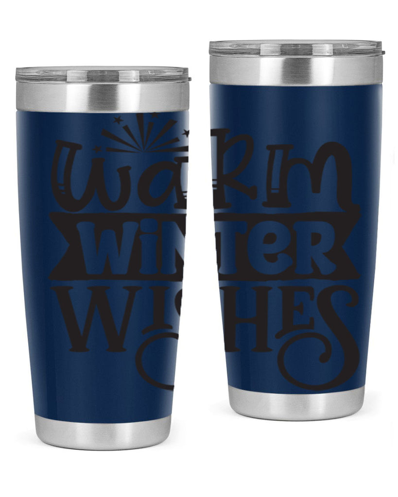 Warm winter wishes 462#- winter- Tumbler
