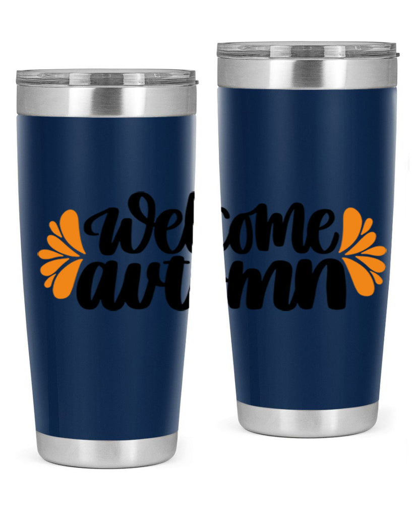 Welcome Autumn 513#- fall- Tumbler