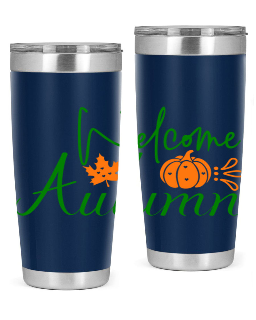 Welcome Autumn 627#- fall- Tumbler