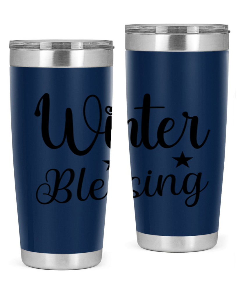 Winter Blessing 484#- winter- Tumbler