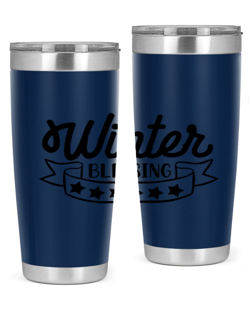 Winter Blessing 485#- winter- Tumbler