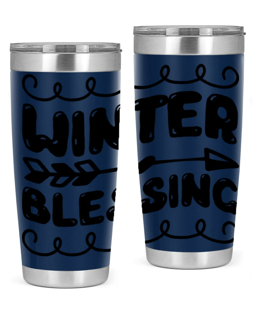 Winter Blessing 545#- winter- Tumbler