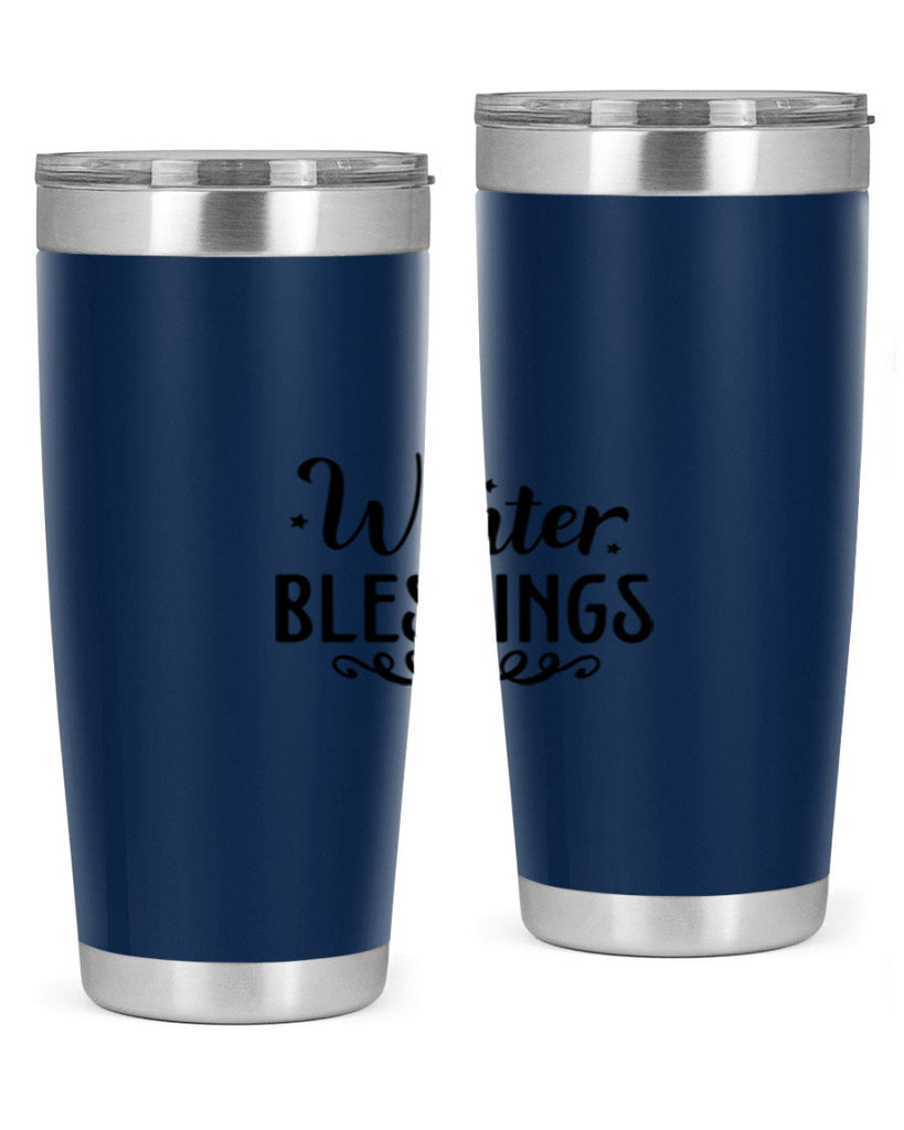 Winter Blessings 490#- winter- Tumbler