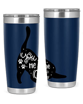 You Me The Cat Style 111#- cat- Tumbler