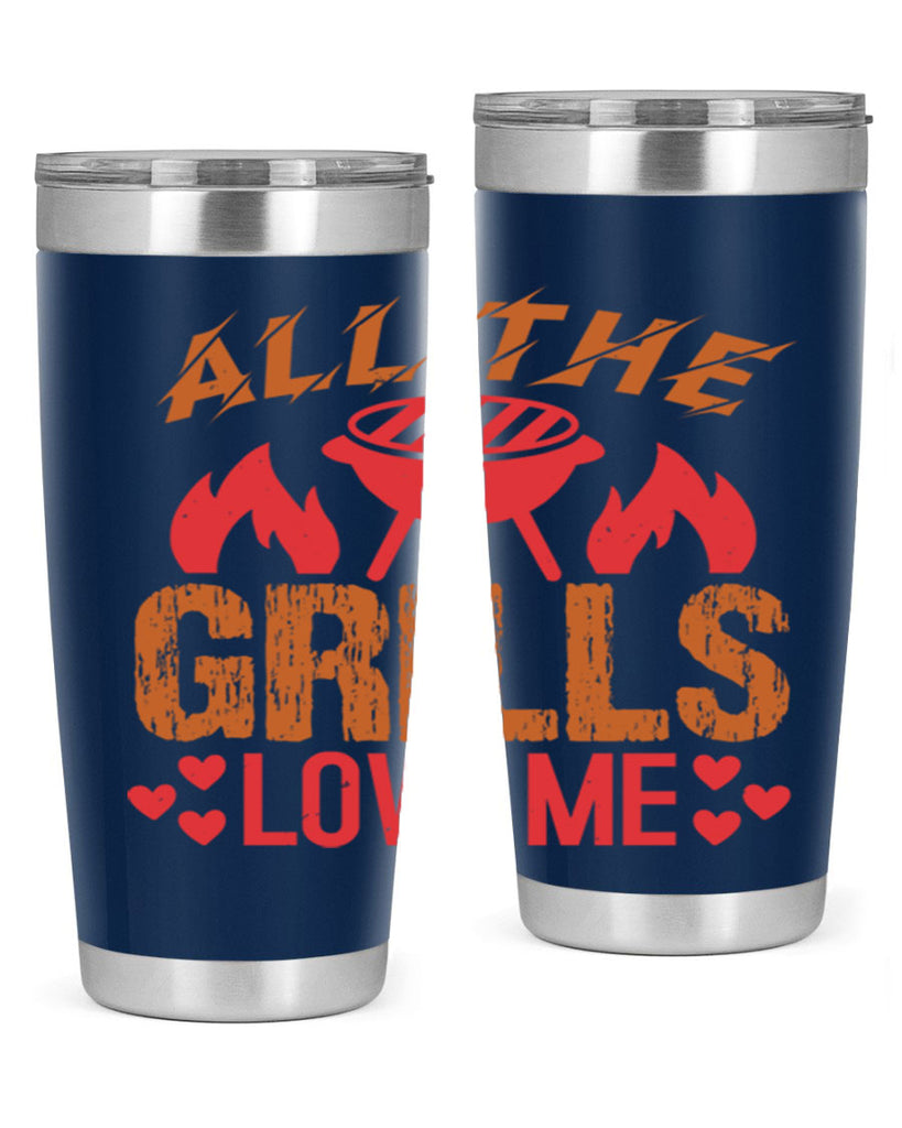all the grills love me 50#- bbq- Tumbler