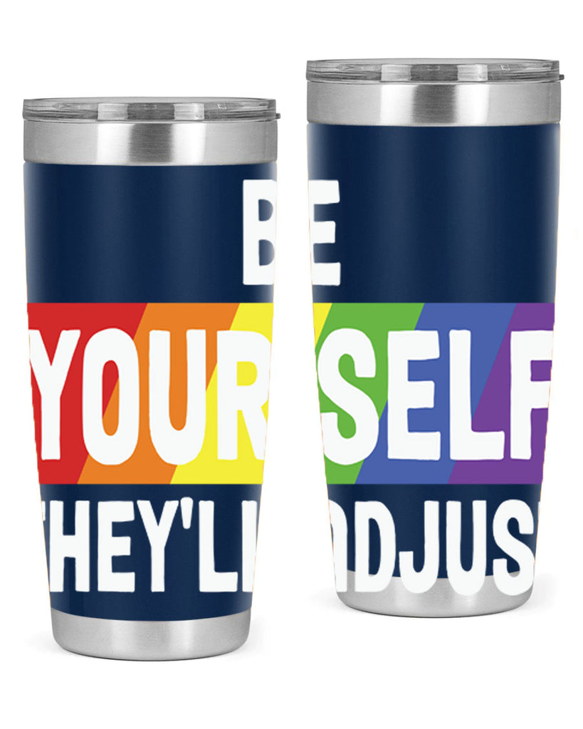 be yourself theyll adjust rainbow lgbt 160#- lgbt- Tumbler