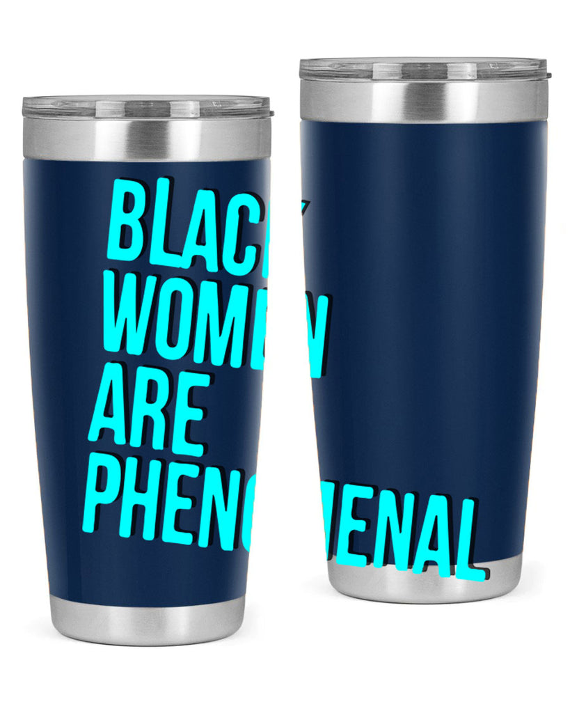 black woman are phenomenal color 216#- black words phrases- Cotton Tank
