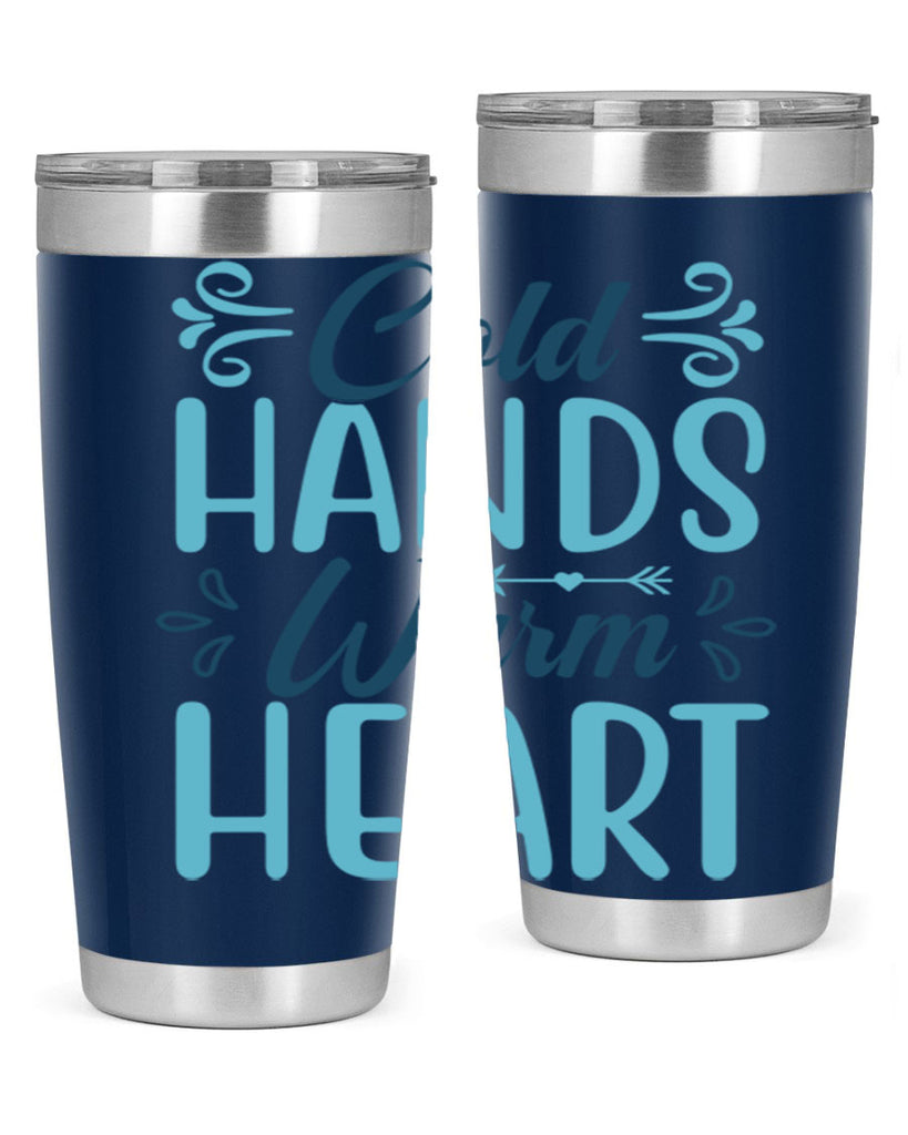 cold hands warm heart 50#- winter- Tumbler
