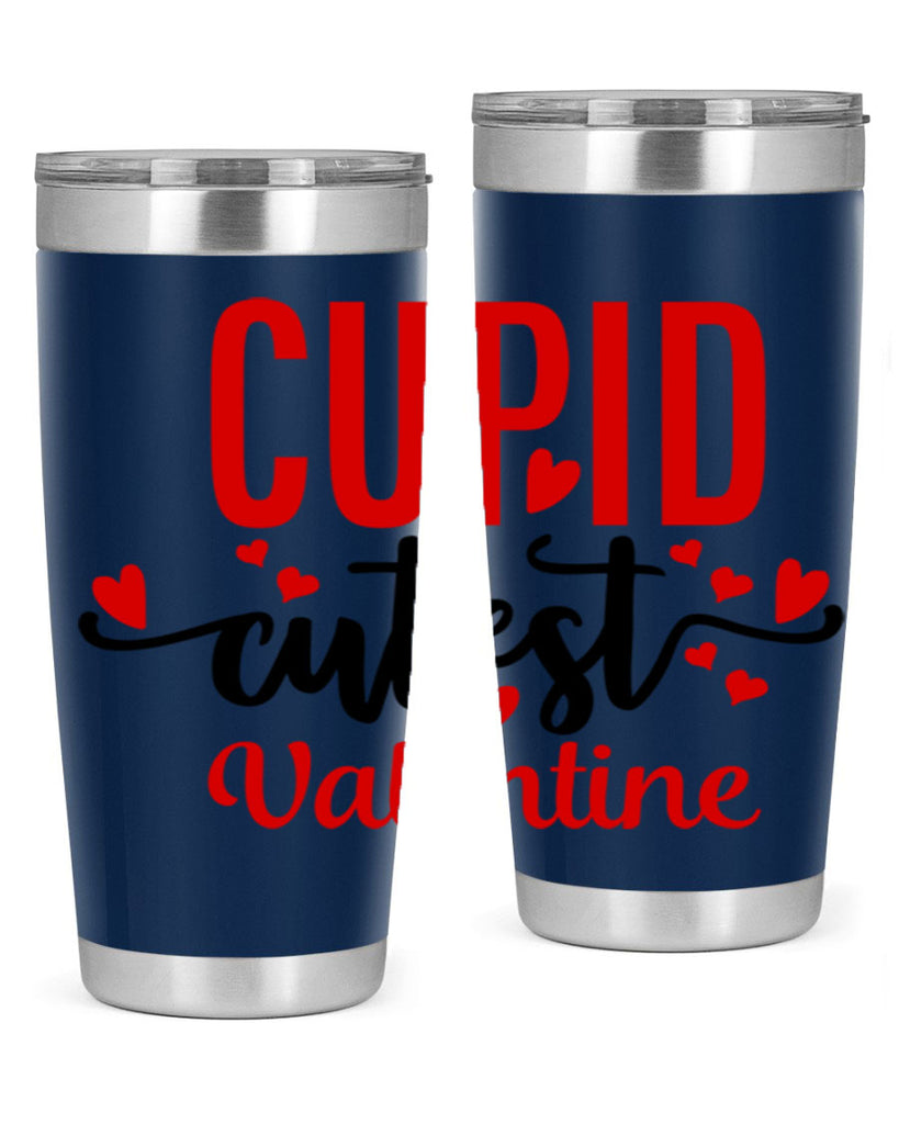 cupid cutest valentine 72#- valentines day- Tumbler