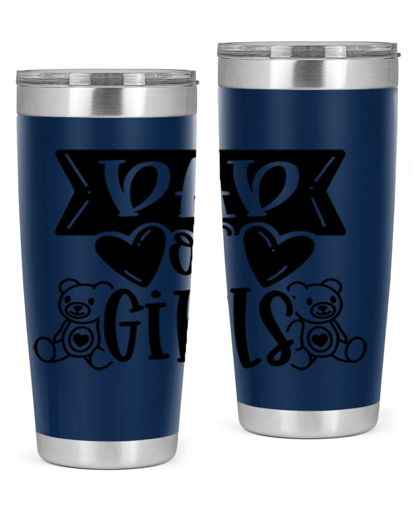 dad of girls 60#- fathers day- Tumbler