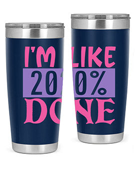 im like done Style 50#- corona virus- Tumbler