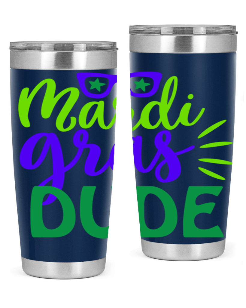 mardi gras dude 10#- mardi gras- Tumbler