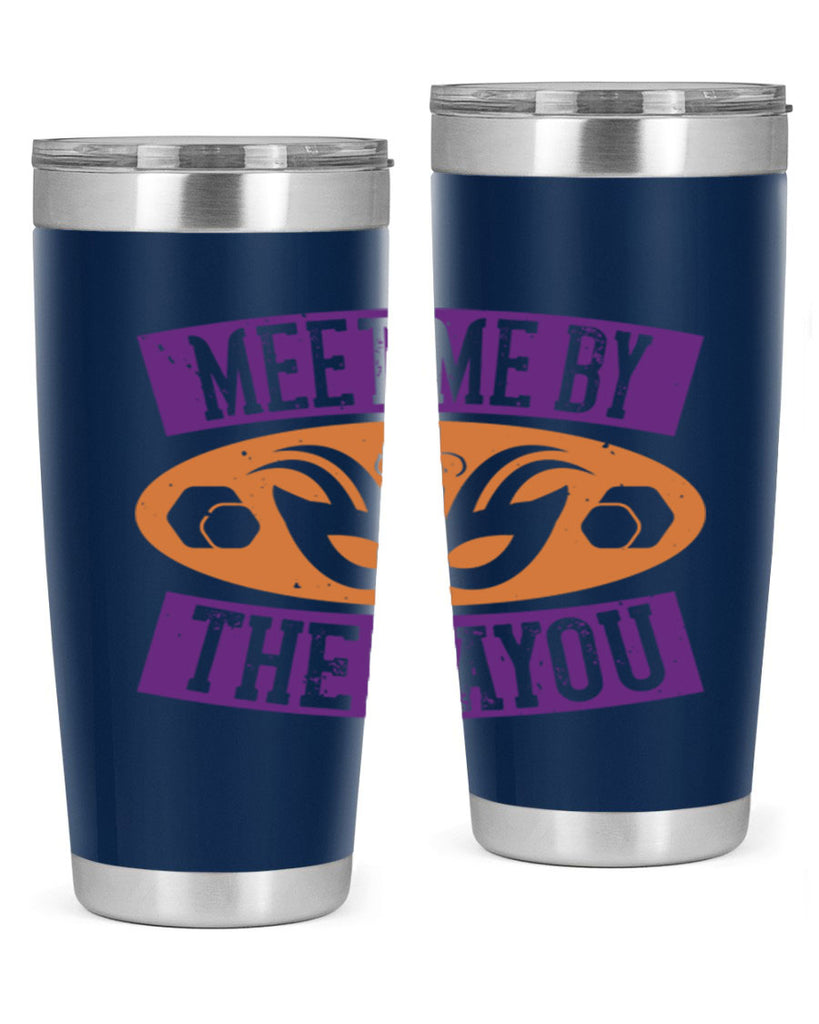 meet me by the bayou 45#- mardi gras- Tumbler
