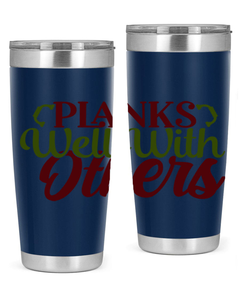 planks well with others 25#- gym- Tumbler