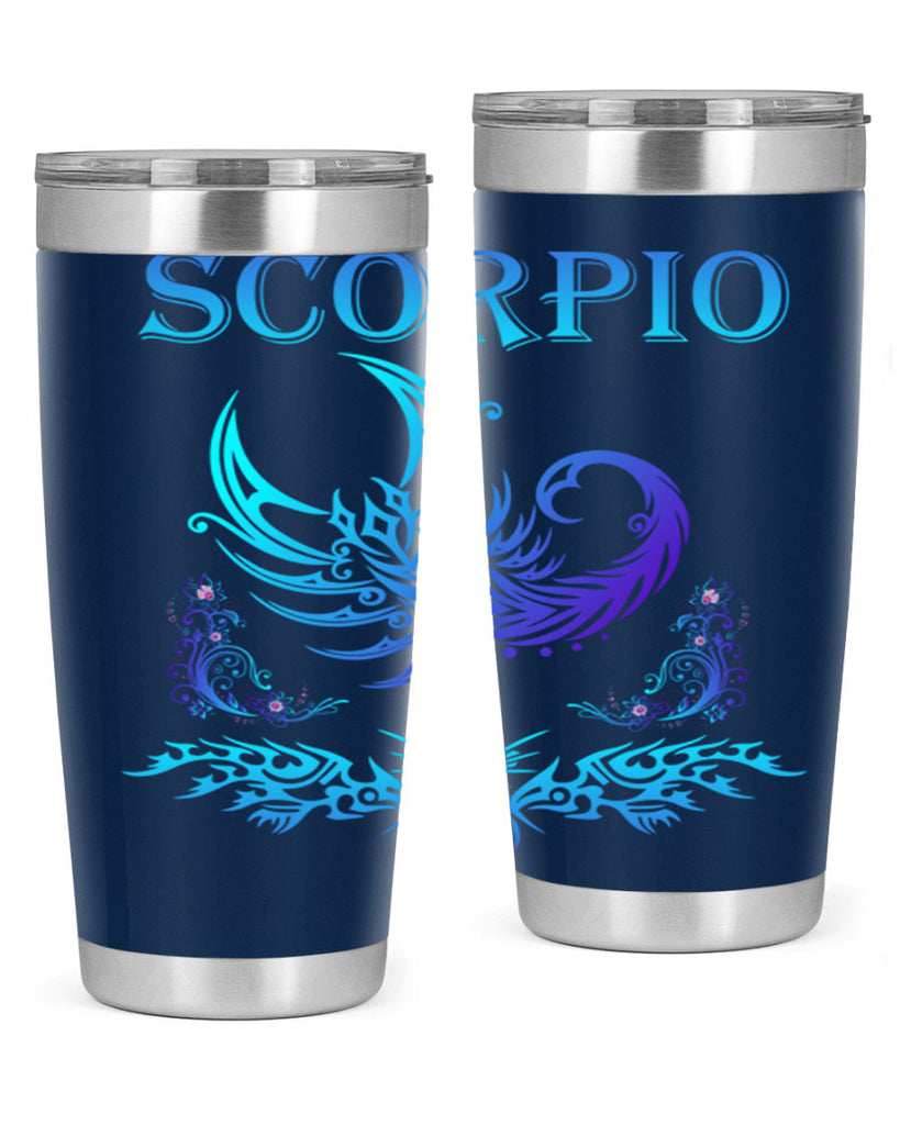 scorpio 449#- zodiac- Tumbler