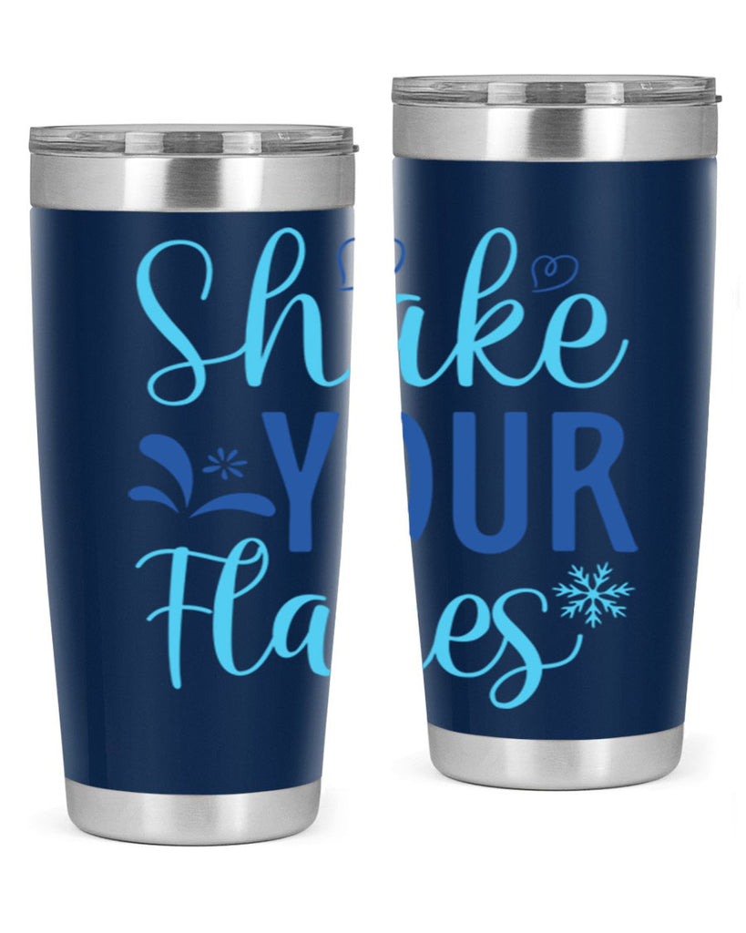 shake your flakes 359#- winter- Tumbler