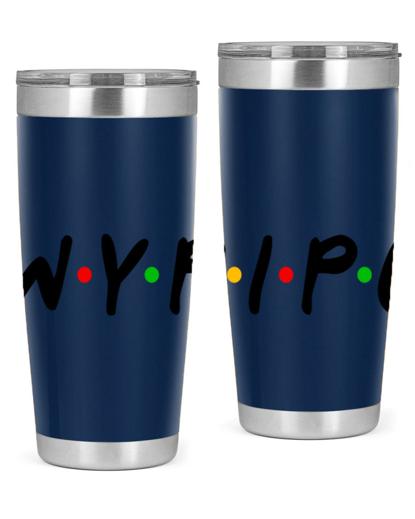 wypipo 7#- black words phrases- Cotton Tank