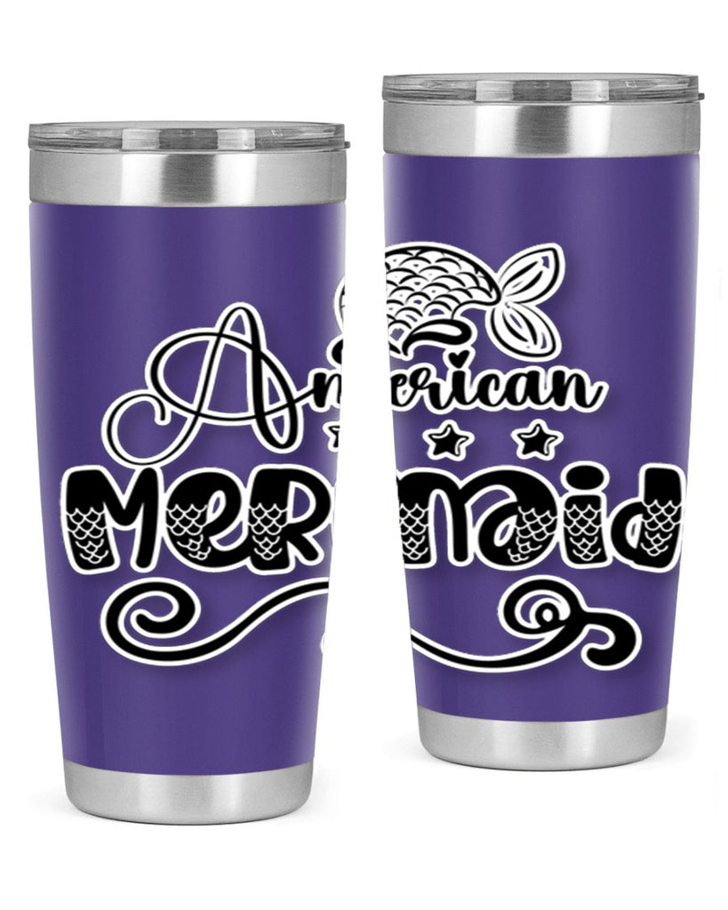 American Mermaid 15#- mermaid- Tumbler
