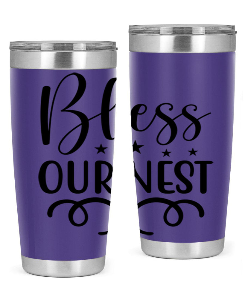 Bless Our Nest 50#- spring- Tumbler